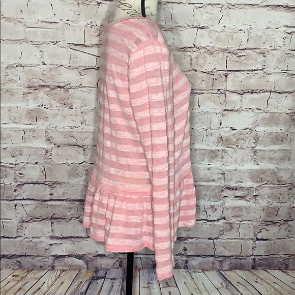 ANTHROPOLOGIE POSTAGE STAMP PEPLUM SWEATER - Picture 4 of 7